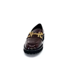 Masculin|Mocassins<JHay Mocassins 1155 Cuir Bordeaux