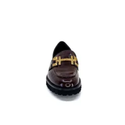 Masculin|Mocassins<JHay Mocassins 1155 Cuir Bordeaux