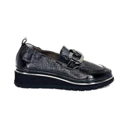 Sport Chic|Elégant<XSA Mocassins Léger 9921 Cuir Vernis Noir