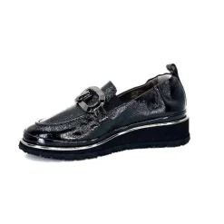 Sport Chic|Elégant<XSA Mocassins Léger 9921 Cuir Vernis Noir