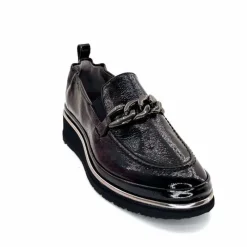 Elégant|Mocassins<XSA Mocassins Léger 9922 Cuir Vernis Noir