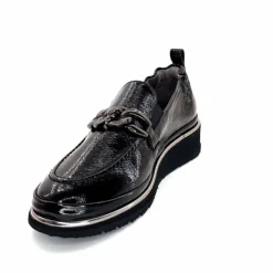 Elégant|Mocassins<XSA Mocassins Léger 9922 Cuir Vernis Noir