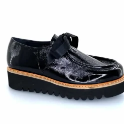 Masculin|Mocassins<Myma Mocassins 8065/00 Cuir Vernis Fripé Noir