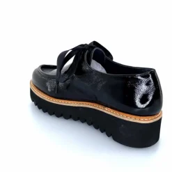 Masculin|Mocassins<Myma Mocassins 8065/00 Cuir Vernis Fripé Noir