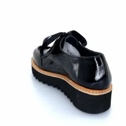 Masculin|Mocassins<Myma Mocassins 8065/00 Cuir Vernis Fripé Noir