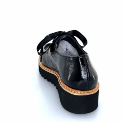 Masculin|Mocassins<Myma Mocassins 8065/00 Cuir Vernis Fripé Noir