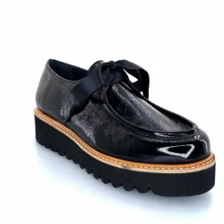 Masculin|Mocassins<Myma Mocassins 8065/00 Cuir Vernis Fripé Noir