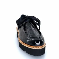 Masculin|Mocassins<Myma Mocassins 8065/00 Cuir Vernis Fripé Noir