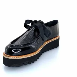 Masculin|Mocassins<Myma Mocassins 8065/00 Cuir Vernis Fripé Noir