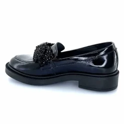 Elégant|Bijoux<Myma Mocassins 7822/00 Cuir Vernis Frippé Noir