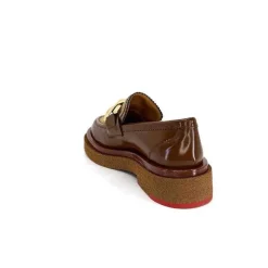 Elégant|Mocassins<Pertini Mocassins 32415 D1 Cuir Glacé Marron