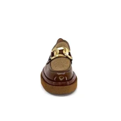 Elégant|Mocassins<Pertini Mocassins 32415 D1 Cuir Glacé Marron