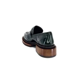 Elégant|Mocassins<Pertini Mocassins 32416 D8 Cuir Vernis Vert