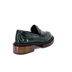 Elégant|Mocassins<Pertini Mocassins 32416 D8 Cuir Vernis Vert