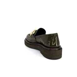 Elégant|Mocassins<Pertini Mocassins 32420 D4 Cuir Glacé Kaki
