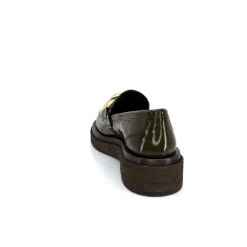 Elégant|Mocassins<Pertini Mocassins 32420 D4 Cuir Glacé Kaki
