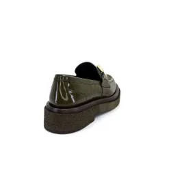 Elégant|Mocassins<Pertini Mocassins 32420 D4 Cuir Glacé Kaki