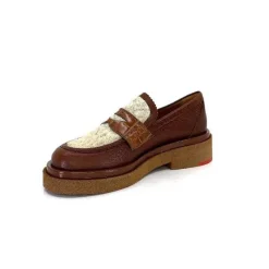 Mocassins<Pertini Mocassins 32416 D10 Cuir Marron