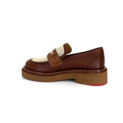 Mocassins<Pertini Mocassins 32416 D10 Cuir Marron