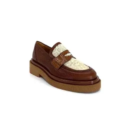 Mocassins<Pertini Mocassins 32416 D10 Cuir Marron