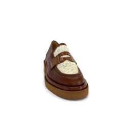 Mocassins<Pertini Mocassins 32416 D10 Cuir Marron