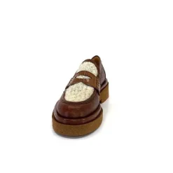 Mocassins<Pertini Mocassins 32416 D10 Cuir Marron