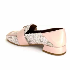 Elégant|Mocassins<Philippe Morvan Mocassins 5030 Pm01 Cuir &amp; Textile Rose