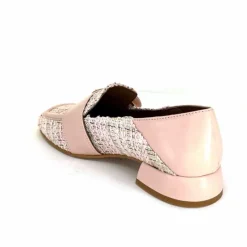 Elégant|Mocassins<Philippe Morvan Mocassins 5030 Pm01 Cuir &amp; Textile Rose