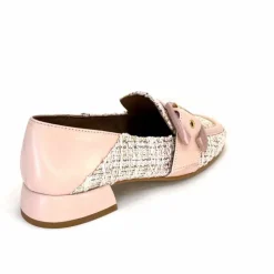 Elégant|Mocassins<Philippe Morvan Mocassins 5030 Pm01 Cuir &amp; Textile Rose