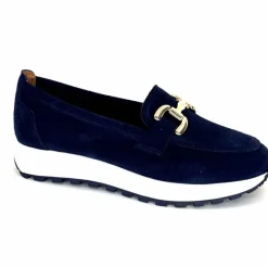 Sport Chic|Mocassins<Ivoire0209b Mocassins Plateforme Ivoire 12875 Daim Bleu Marine