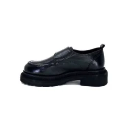 Masculin|Mocassins<398-ivoire Mocassins Plateforme Ivoire 3265-3315 Eva Cuir Noir