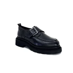 Masculin|Mocassins<398-ivoire Mocassins Plateforme Ivoire 3265-3315 Eva Cuir Noir