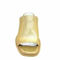 Vacances|Mules<Myma Mules à Talon 7770 Cuir Or