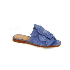 Vacances|Mules<Ivoire0467a Mules Fiorina S189714 Textile Denim Bleu