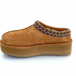 Montagne|Fourrure<sweet heritage Mules Fourrées Glace Daim Camel