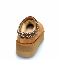 Montagne|Fourrure<sweet heritage Mules Fourrées Glace Daim Camel