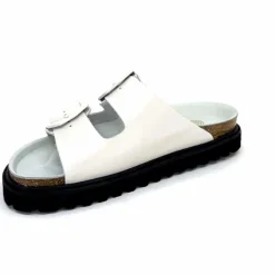 Basic|Plagettes<genuins factory s.l Mules Genuins G105681 Cuir Blanc