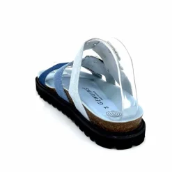 Vacances|Compensées & Plateformes<genuins factory s.l Mules Genuins G105685 Textile Denim Bleu