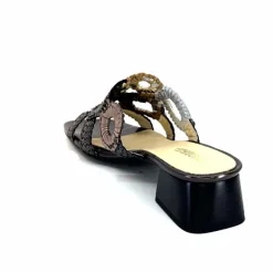 Féminin|Mules<Ivoire0303 Mules Ivoire 21036 Cuir Anthracite