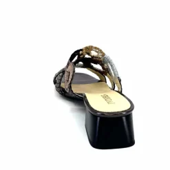 Féminin|Mules<Ivoire0303 Mules Ivoire 21036 Cuir Anthracite