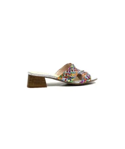 Fantaisie|Décontracté<Ivoire0303 Mules Ivoire 23041 Cuir Multicolore