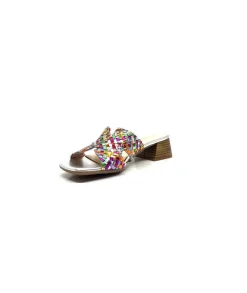 Fantaisie|Décontracté<Ivoire0303 Mules Ivoire 23041 Cuir Multicolore