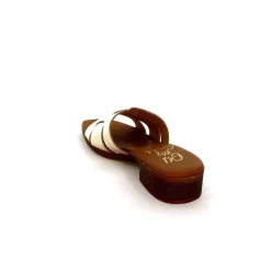 Vacances|Mules<oh my sandals - innova footwear Mules Ivoire 5343 Cuir Or