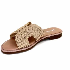 Vacances|Décontracté<Ivoire0351a Mules Ivoire 161902 Textile Cipria Nude