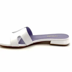 Vacances|Mules<Ivoire0248 Mules Ivoire 5237 Vernis Blanc