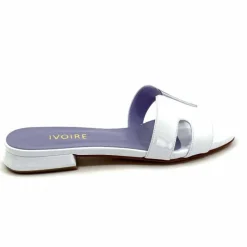 Vacances|Mules<Ivoire0248 Mules Ivoire 5237 Vernis Blanc