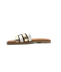 Vacances|Mules<382-ivoire Mules Ivoire Tml 28 Cuir Blanc Or BlancOr