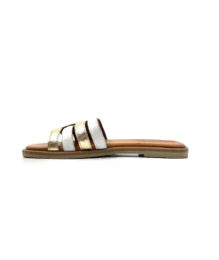 Vacances|Mules<382-ivoire Mules Ivoire Tml 28 Cuir Blanc Or BlancOr