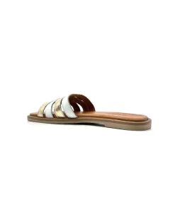 Vacances|Mules<382-ivoire Mules Ivoire Tml 28 Cuir Blanc Or BlancOr