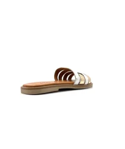 Vacances|Mules<382-ivoire Mules Ivoire Tml 28 Cuir Blanc Or BlancOr
